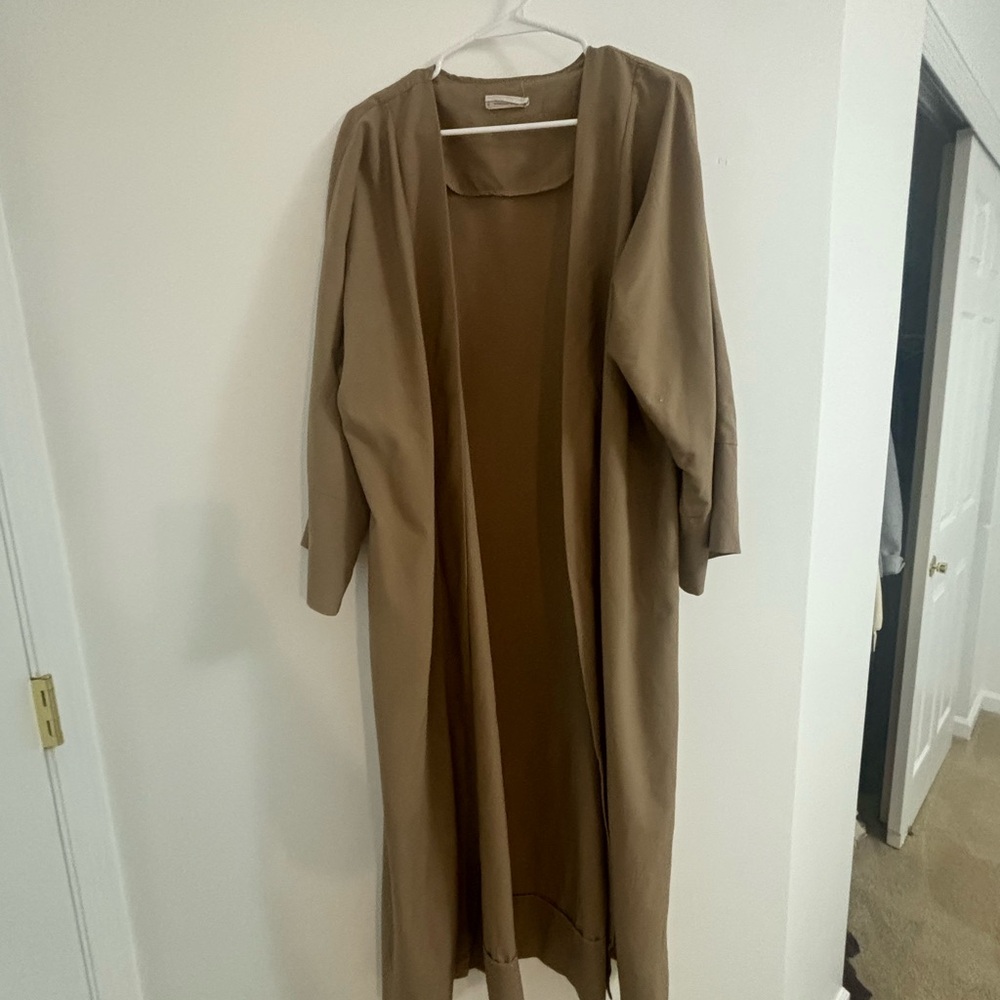 Elegant Brown Women's Robe - Picture 2 of 4